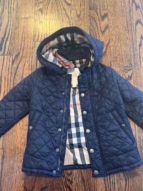 Burberry Quilted Toddler Jacket